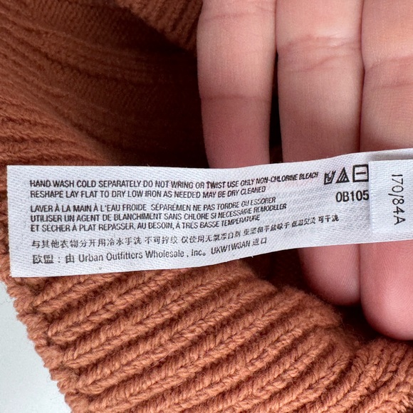 Free People Short + Sweet cropped cable knit sweater in toasted almond copper - Picture 5 of 8